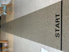 さざなみ大六のフロアは広々とした、リハビリに適した環境です