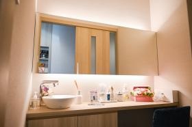 患者さん用のパウダールームの写真です