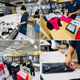 ウェアの検品・梱包スタッフ