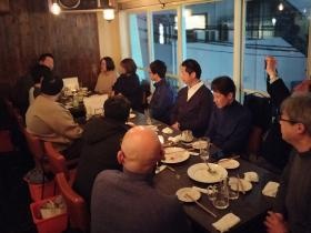 会社支援の忘年会の様子、コロナ明けから復活しました！