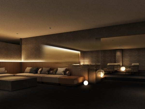 ホテル大浴場内清掃