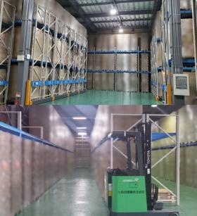 自社倉庫・賃貸倉庫あわせて約５０００坪を運営しています。