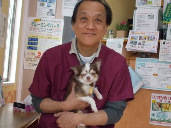 院長の田渕です。動物が好きな方。お待ちしています。