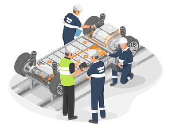 自動車製造の自動車製造スタッフ