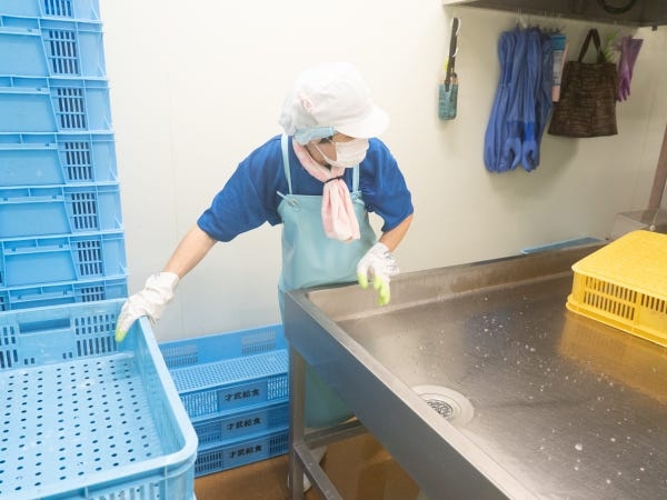 仕出し弁当の洗浄スタッフ（未経験歓迎）