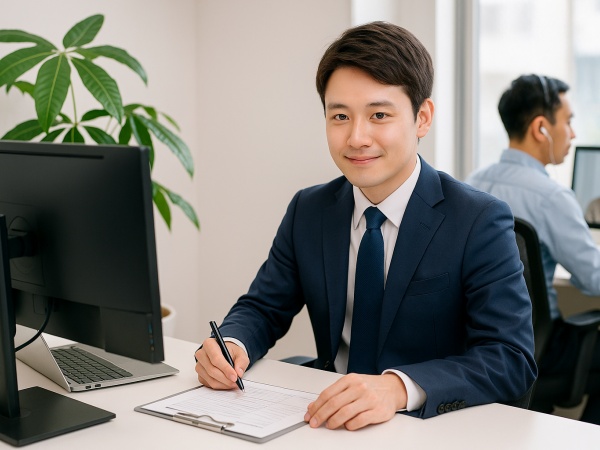 書類作成や監査業務など、丁寧に取り組む事務作業が中心です。専門部署の勉強会で制度知識も着実に身につきます