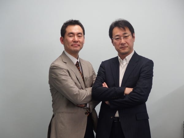 代表取締役の小山（右）、松丸（左）です。新しいメンバーと仕事ができることを楽しみにしています！