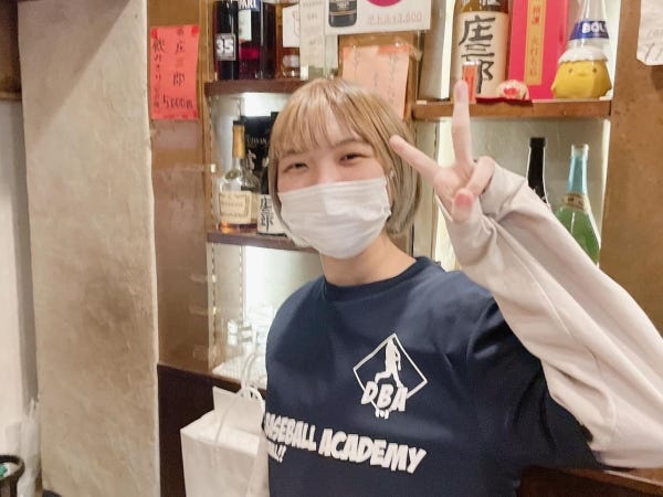 バイトの先輩のももちゃん！