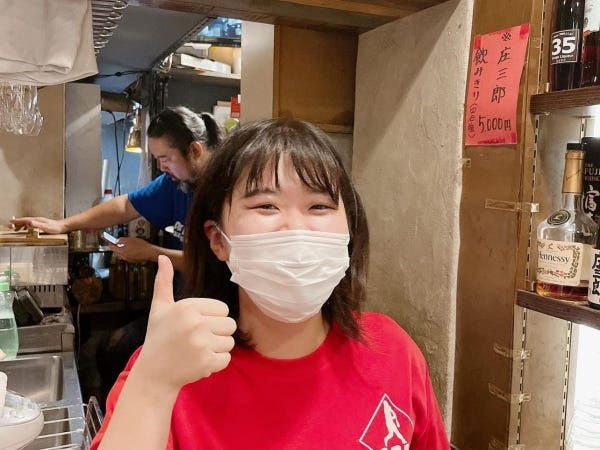 バイトの先輩のまみちゃん！