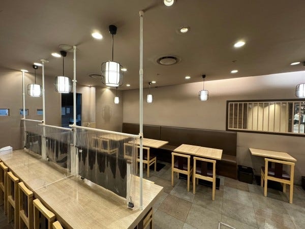 開放感のある広々とした店内です！