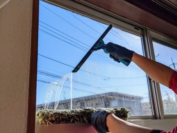 窓ガラスもピカピカ！
