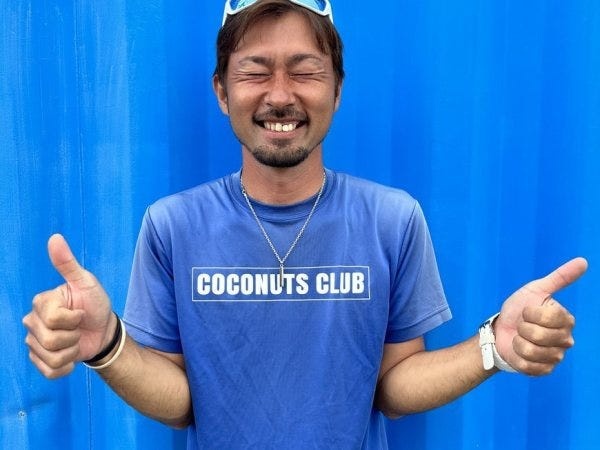 COCONUTS　CLUB代表です！分からない事があれば何でもきいてください！
