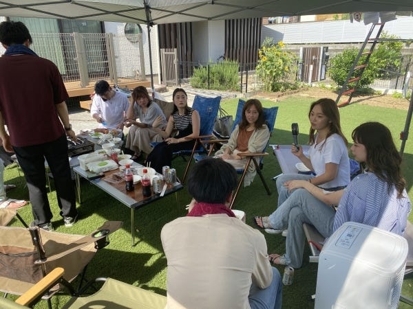 他の部署の人と仲の良い者同時でＢＢＱ