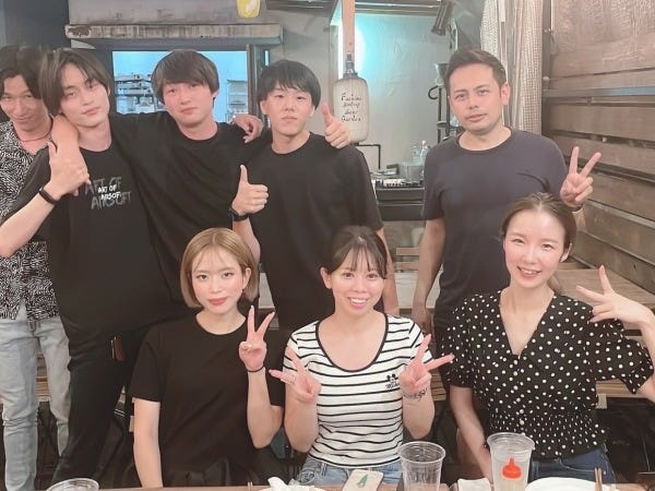 仲の良いメンバーで休日に飲み(^O^)