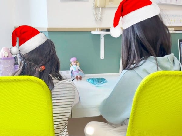 クリスマスの時期には、キッズサンタ登場！？