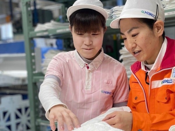 リネンサプライ工場内スタッフ募集｜未経験歓迎！中型免許取得支援あり