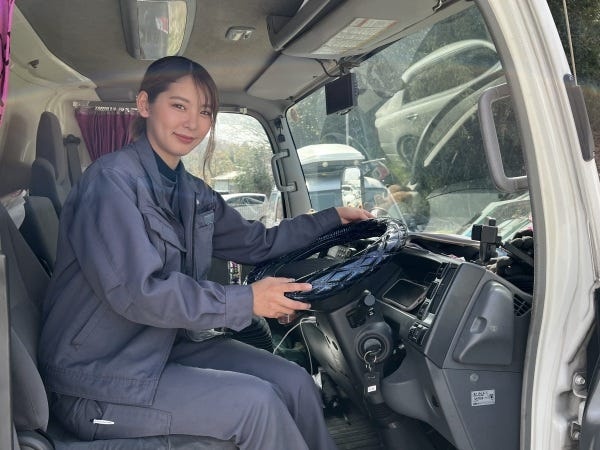 4tトラックルート配送ドライバー（普通免許OK）