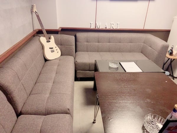 ソファー席です