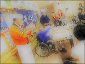 そば打ちやお寿司などの行事もやっています（加工してあります）