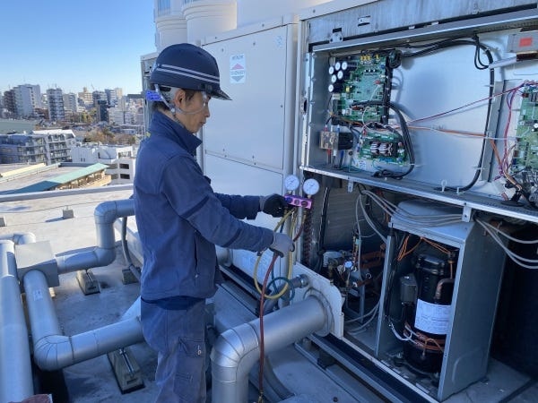 業務用エアコン修理技術者募集｜経験者歓迎｜資格取得支援あり