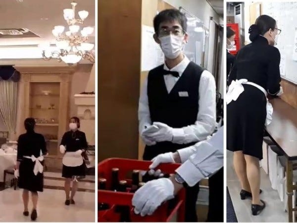 打ち合わせをし、会場などの確認をメモをとったりしながら行いますので、安心して業務に望むことができます。和室の宴会場での業務もありますよ！