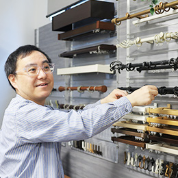 ショールームの展示品やカタログ、商品勉強会を通じていろんなことを学べるのは楽しいですよ♪