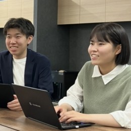 向上心のある同期とともに、切磋琢磨しながら成長できる環境です！